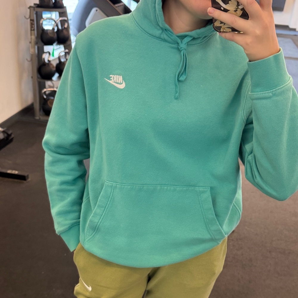 Nike Aqua Blue Hoodie